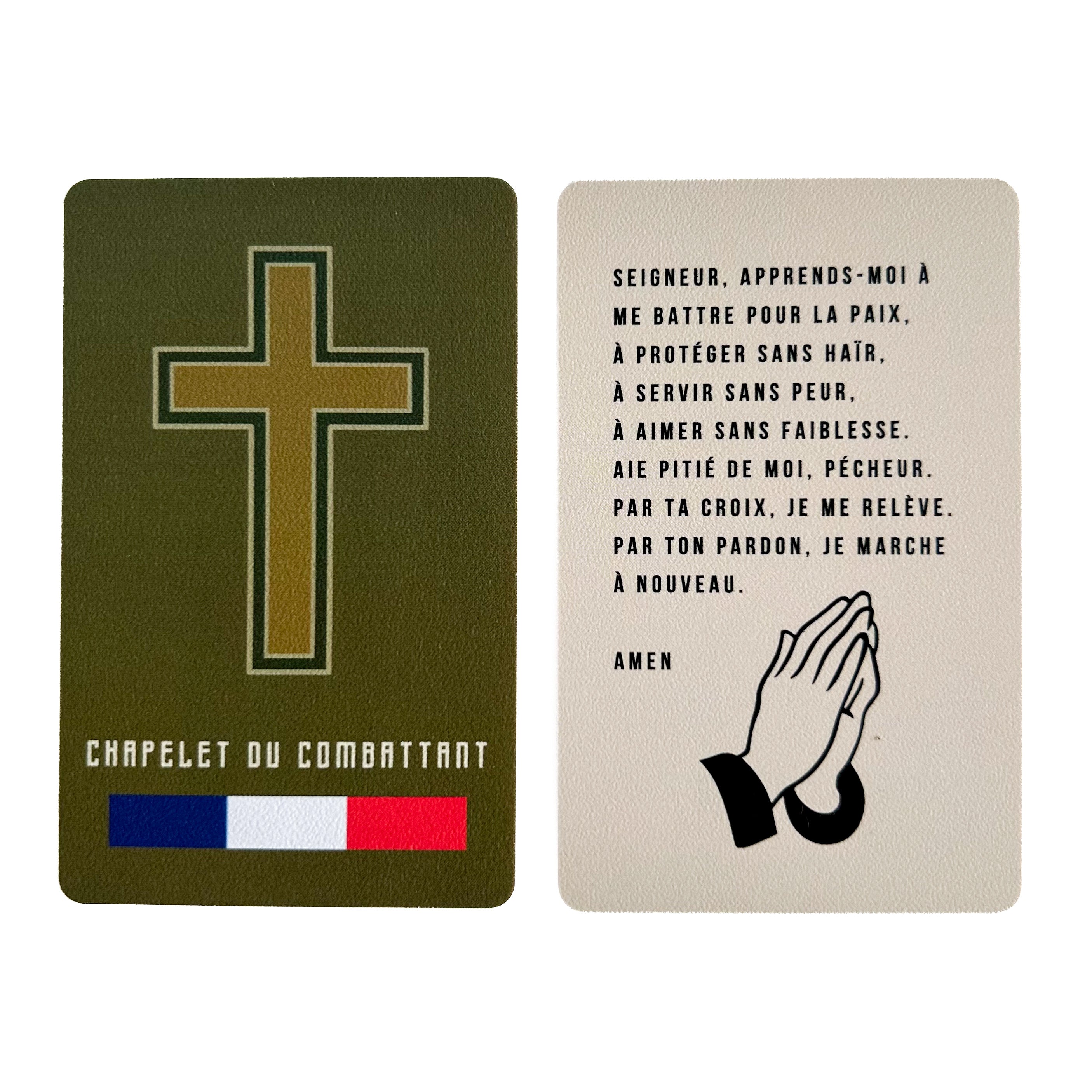 Carte de prière du Combattant