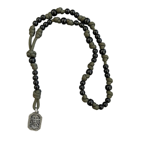 chapelet de saint michel avec medaille parachutiste