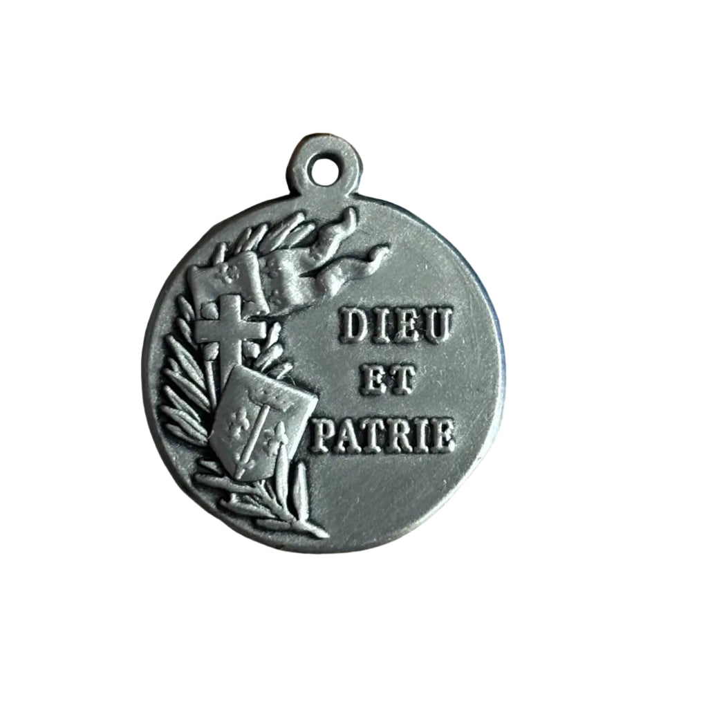 medaille sainte jeanne d'arc verso